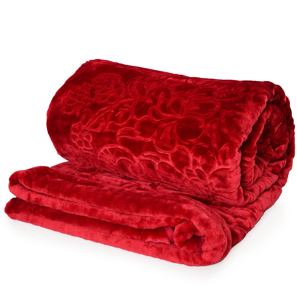 Couverture 2 Places 220/240 Dolce Vita -M5 Rouge