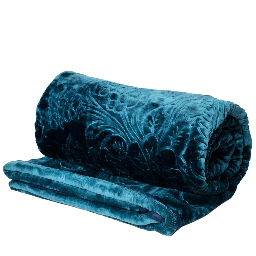 Couverture 2 Places 220/240 Dolce Vita -M6 Turquoise