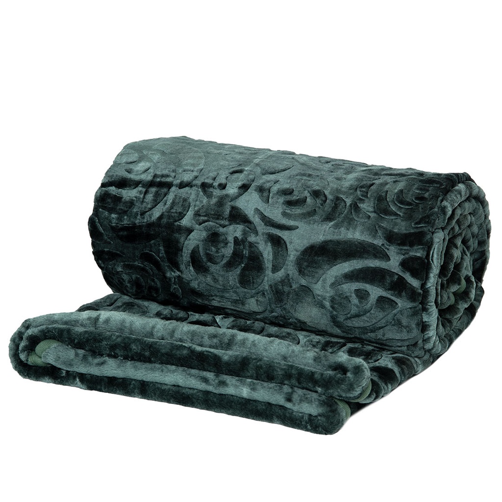 [CDV2P7M9] Couverture 2 Places 220/240 Dolce Vita -M9 Vert