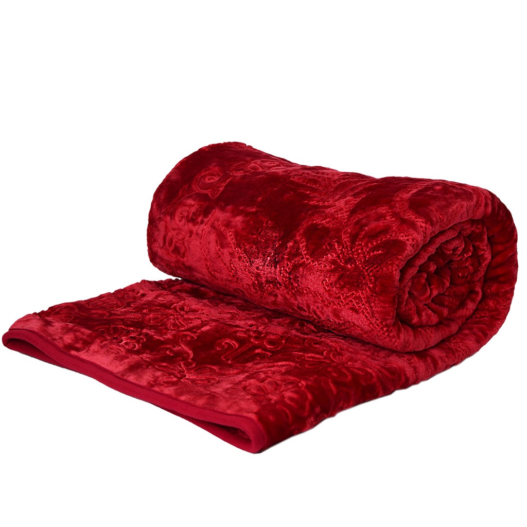 Couverture 2 Places 220/240 Dolce Vita -M10 Rouge