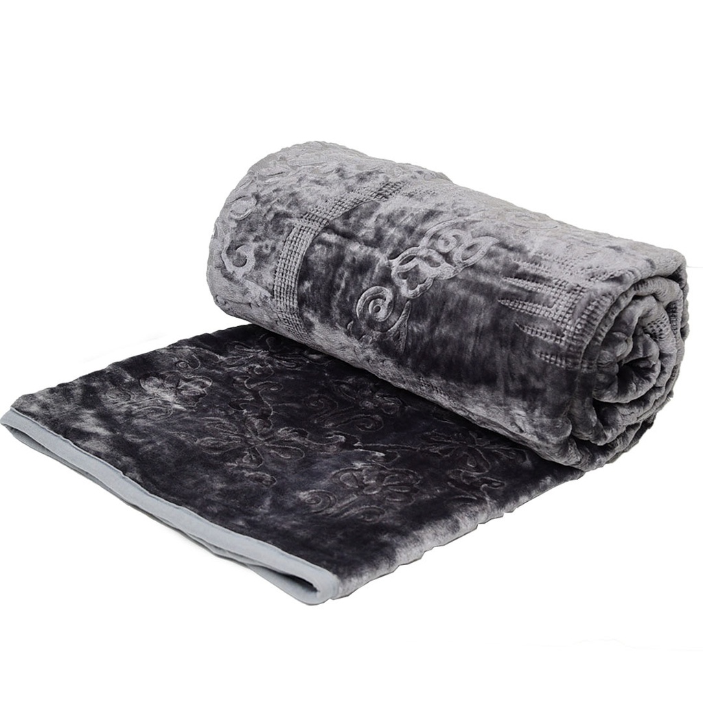 Couverture 1 Place 160/220 Dolce Vita - 3kg-M4 Gris