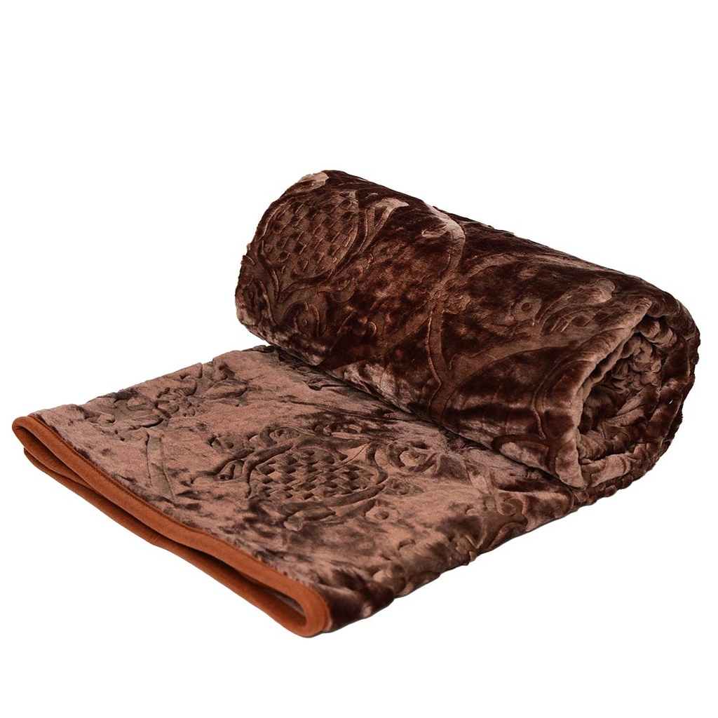 Couverture 1 Place 160/220 Dolce Vita - M7 Marron