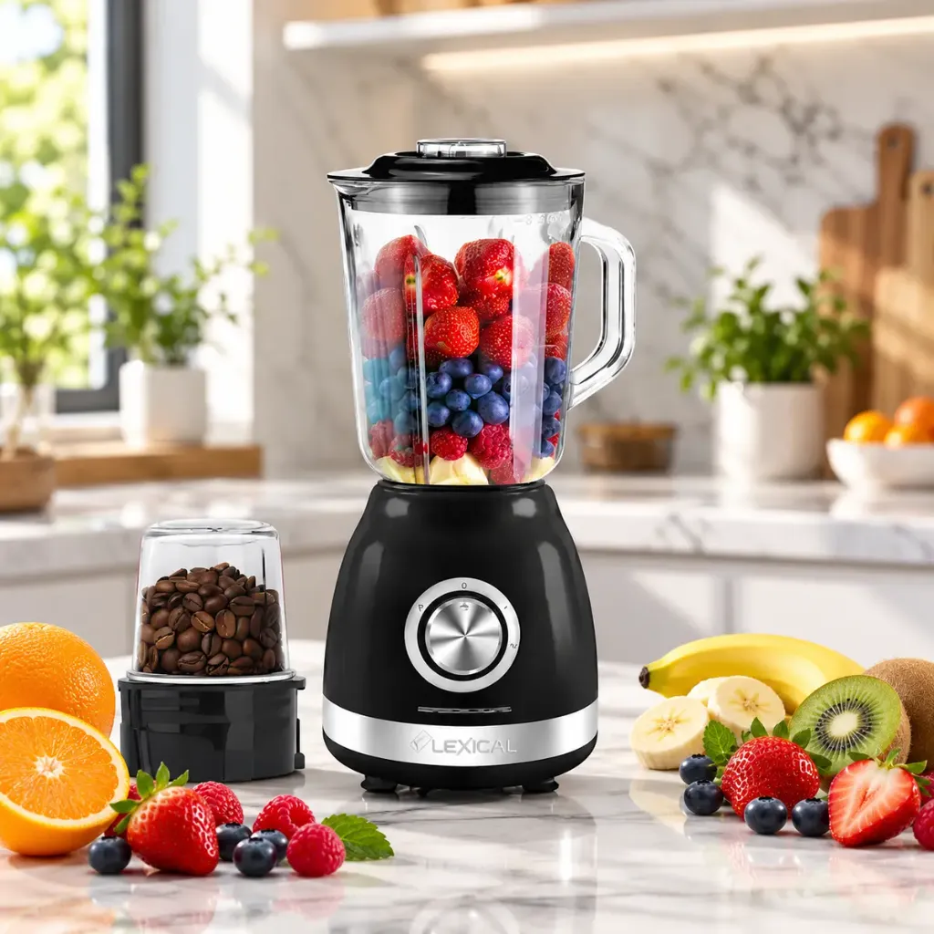 [LBL-1526-2] Blender Avec Grinder Lexical 1,5L 500W- Noir