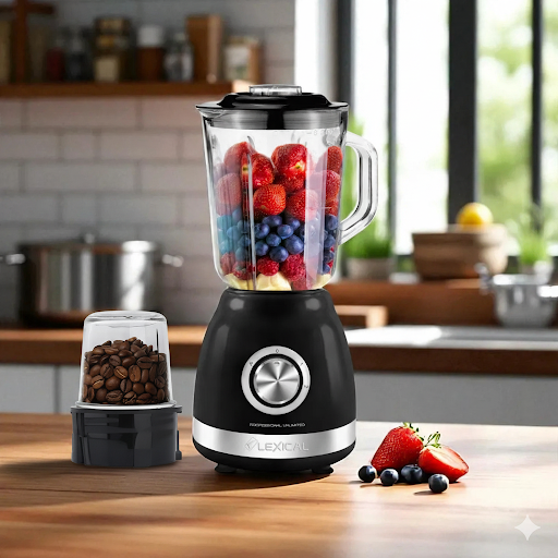 Blender Avec Grinder Lexical 1,5L Noir 500W 