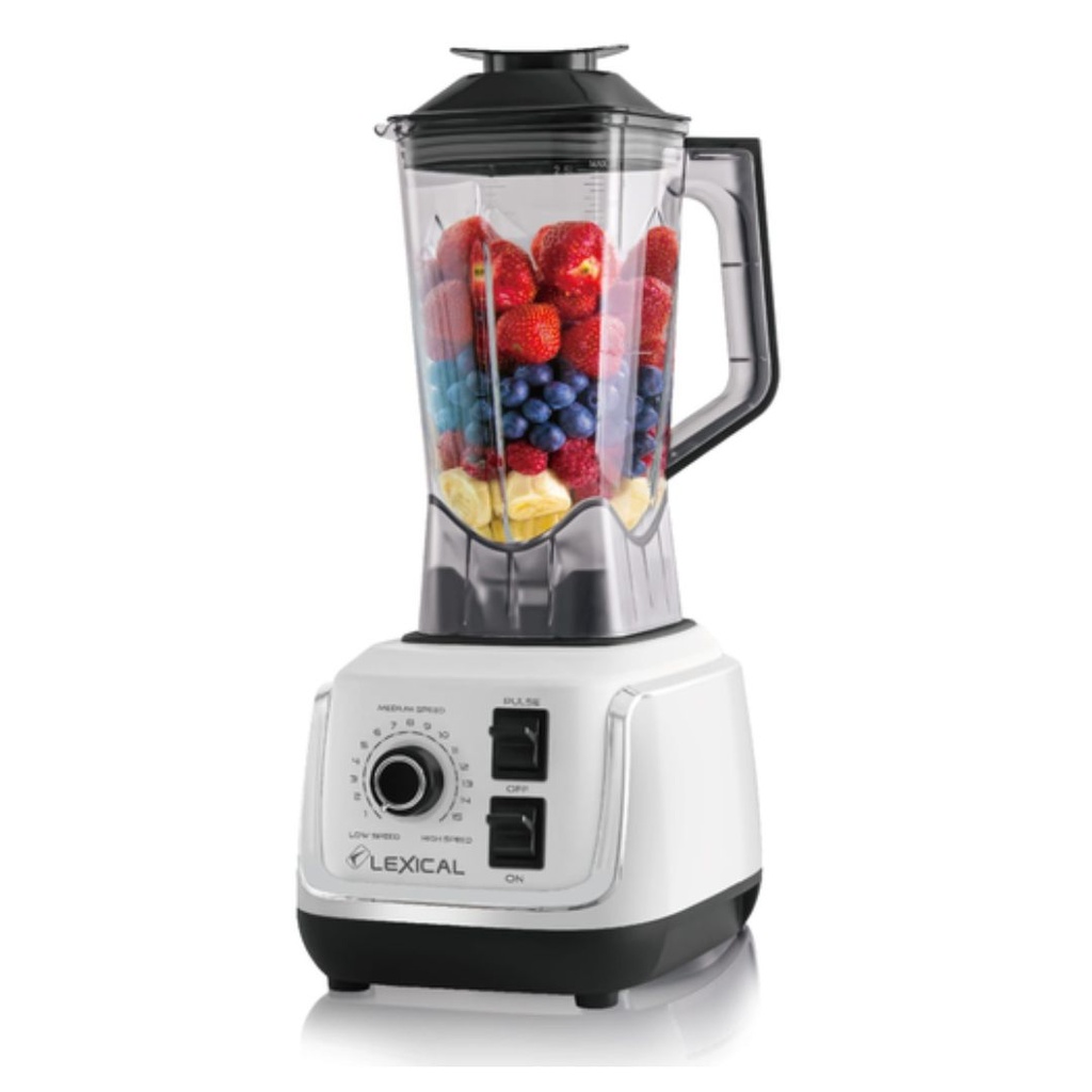 [LBL-1570B] Blender En Plastique Lexical 1500W 1,5 L -Blanc