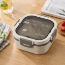 Lunch Box Isotherme carré 1200 ml Blanc