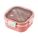 Lunch Box Isotherme carré 1200 ml Rose