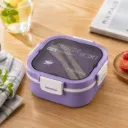 Lunch Box Isotherme carré 1200 ml Violet