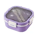Lunch Box Isotherme carré 1200 ml Violet