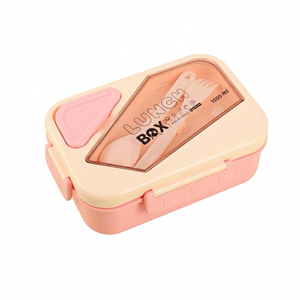 Lunch Box Isotherme Rectangulaire1000 ml Rose