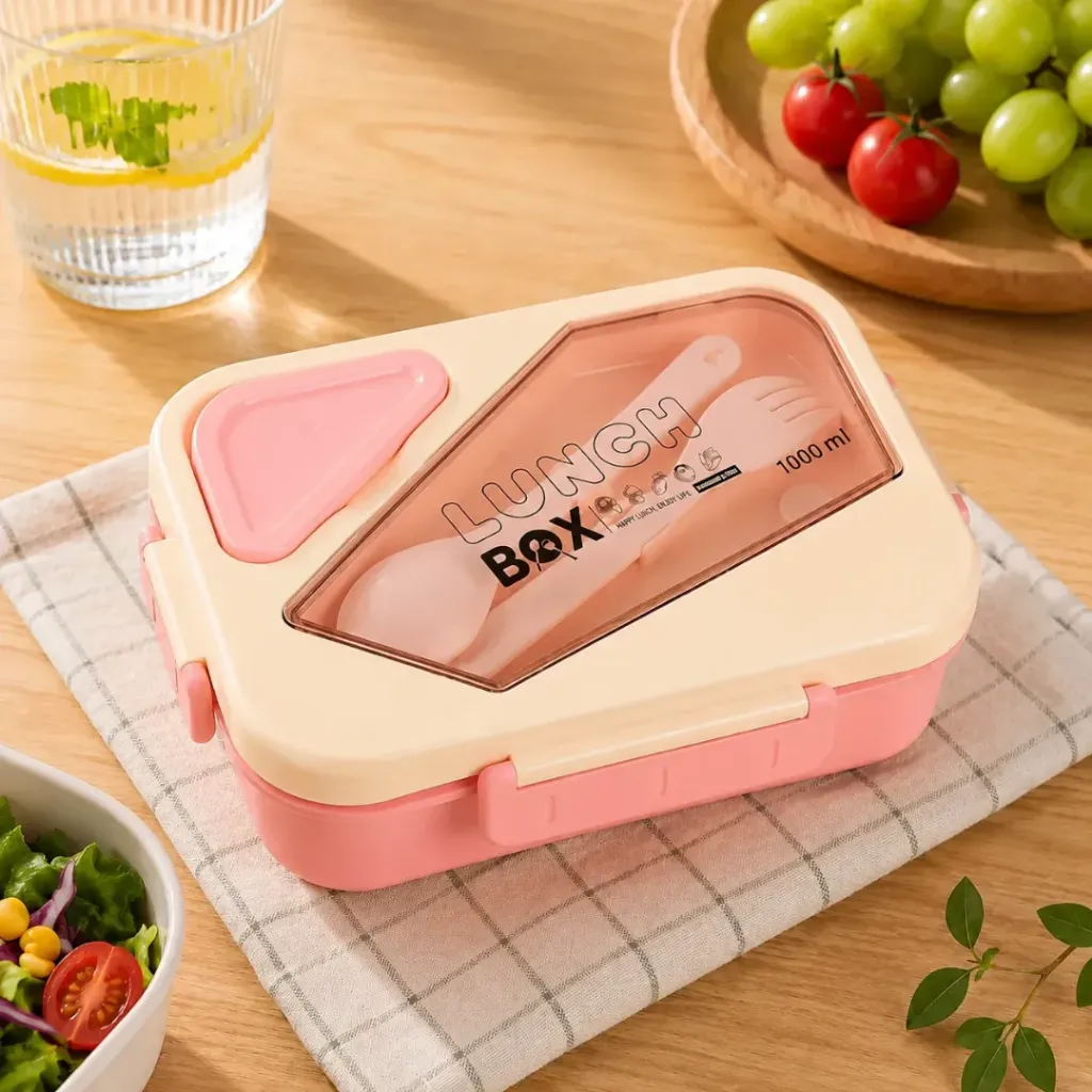 [MBM1223-R] Lunch Box Isotherme Rectangulaire1000 ml Rose