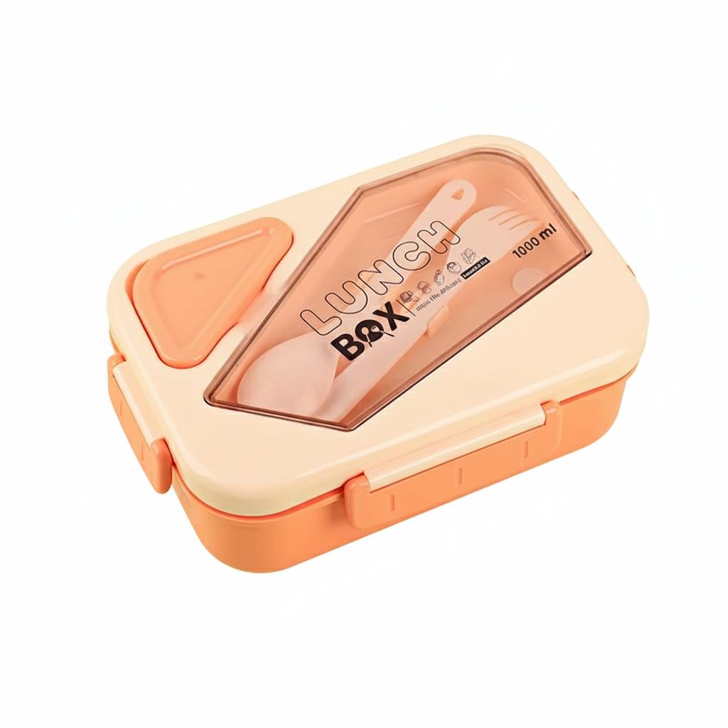 Lunch Box Isotherme Rectangulaire1000 ml Orangé