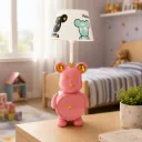 Horloge et Lampe De Bureau Rechargeable LED - Rose