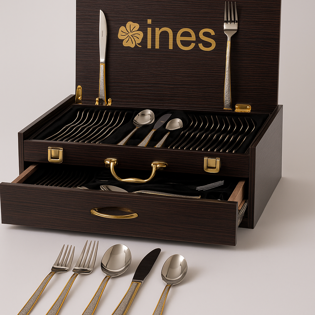 [LIN72-M3] Coffret Ménagère De Cuisine 72 Pièces Lines Model 3