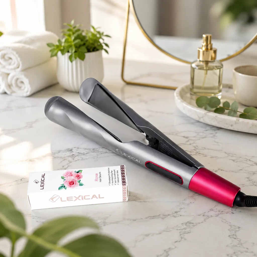 Pince A Friser 2en1 Lexical Avec Sérum- 50W