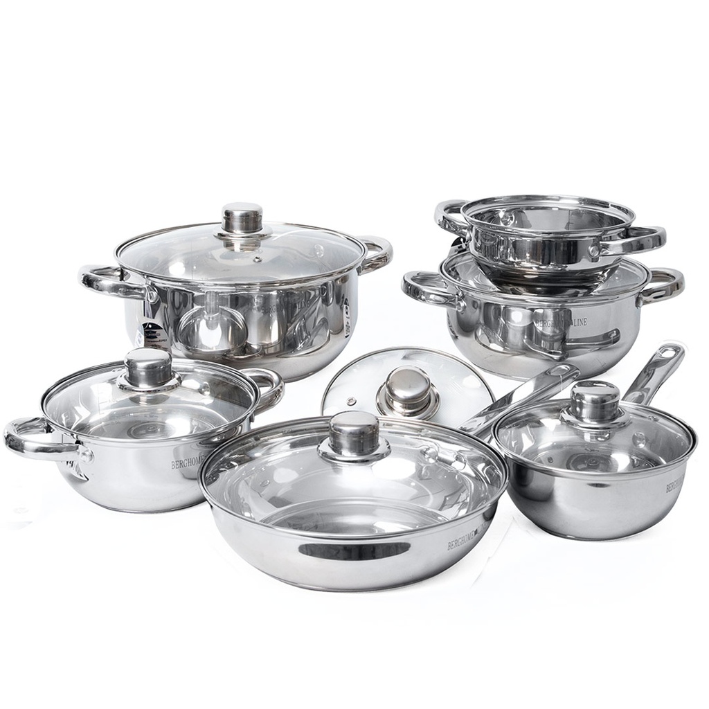 [FB8-3] Service En Inox 12 Piéce BERGHOME LINE