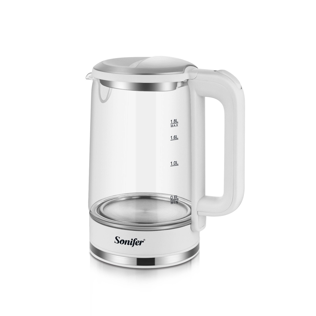 Bouilloire Eléctrique En Verre 1,8L Sonifer 1500W