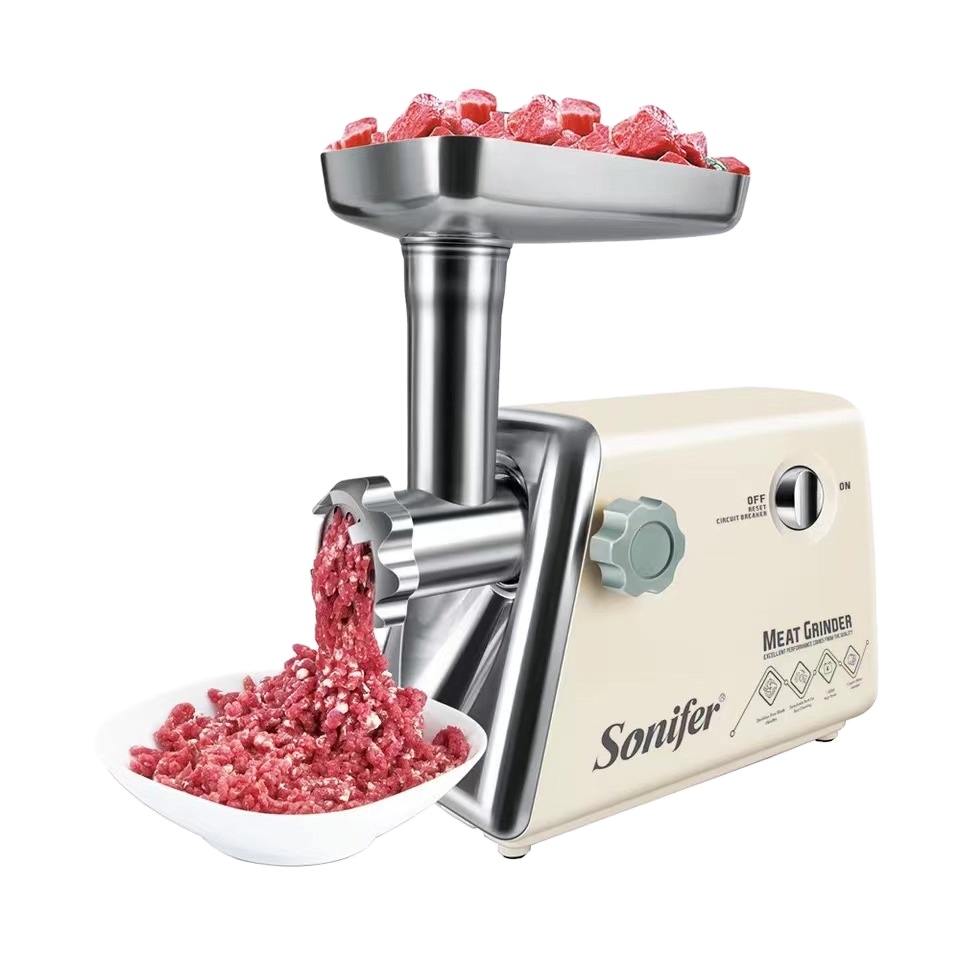 Hachoir à Viande Sonifer 1200W Beige