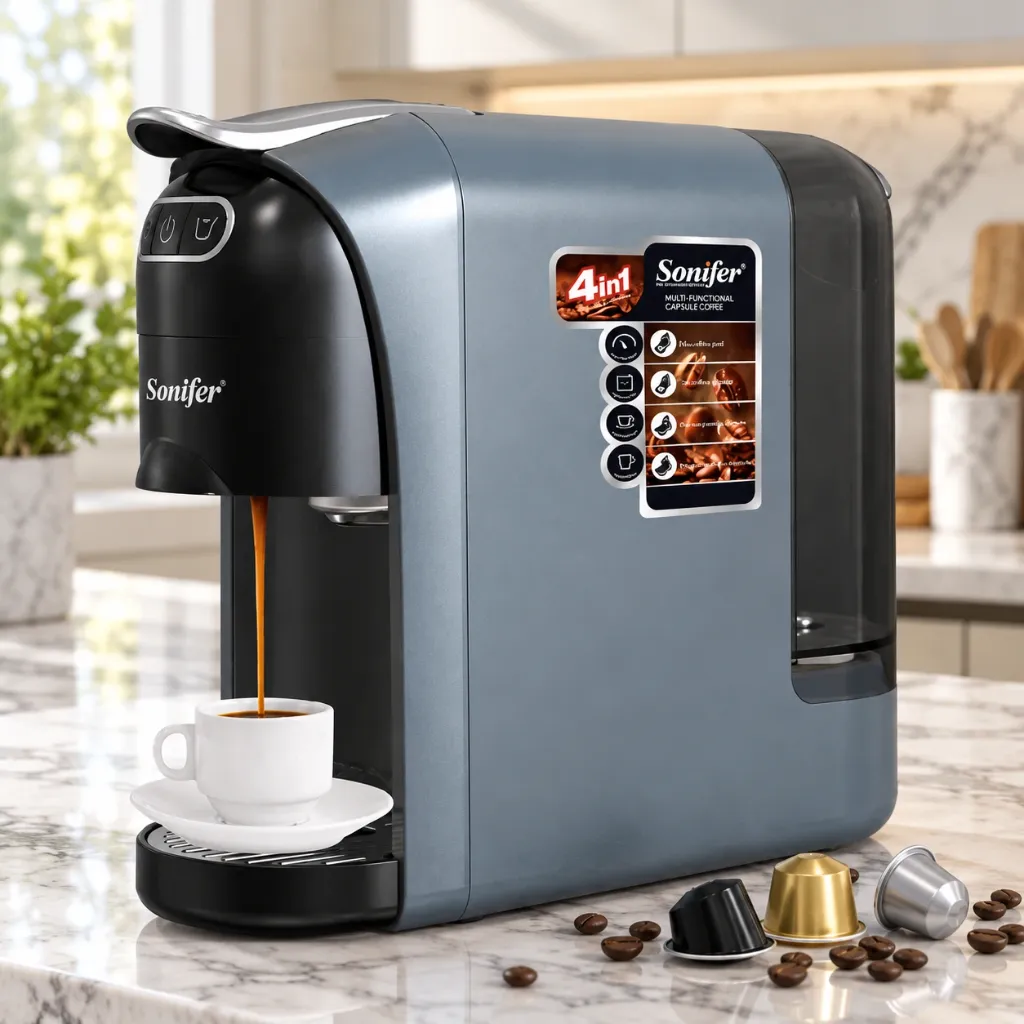[SF-3579] Machine à Café Multifonctions 4 en 1 Sonifer 1400 W