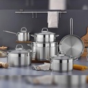 Batterie De Cuisine Vivaldi Anka 11 Pièces En Inox 18/10 - Argent