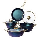 Batterie De Cuisine Vivaldi Lidya Diamond 7 Pièces Granite 