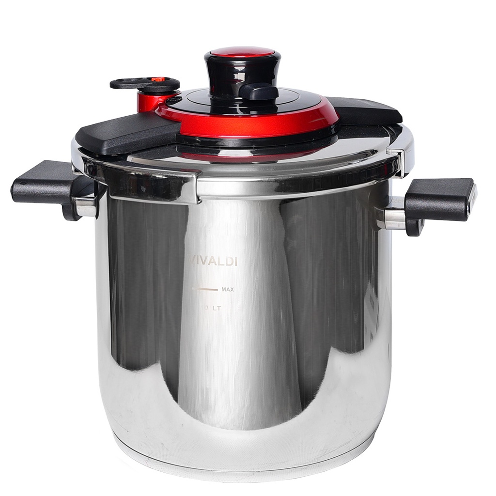 [WHM-1607] Autocuiseur Vivaldi Protech 10L En Inox 18/10
