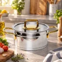 Marmite Vivaldi Rosso 18 cm Inox 18/10