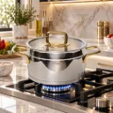 Marmite Vivaldi Rosso 22 cm Inox 18/10