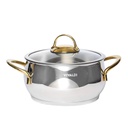 Marmite Vivaldi Tombo 22 cm Inox 18/10 Doré