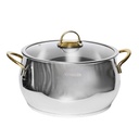 Marmite Vivaldi Tombo 24 cm Inox 18/10 Doré