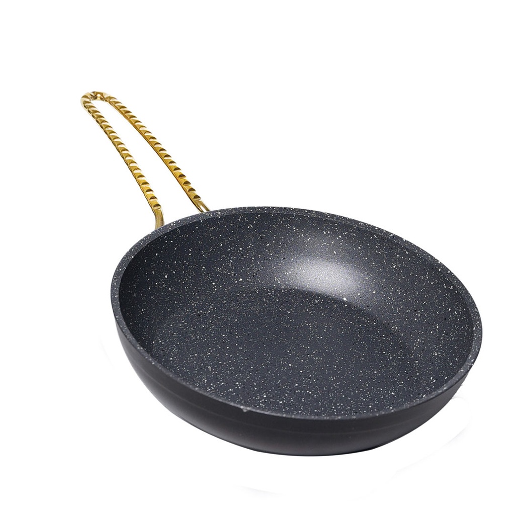 [WHM-1495D] Poêle Granite Vivaldi Hitit 18cm Manche Doré