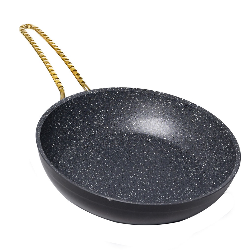 Poêle Granite Vivaldi Hitit 22cm Manche Doré