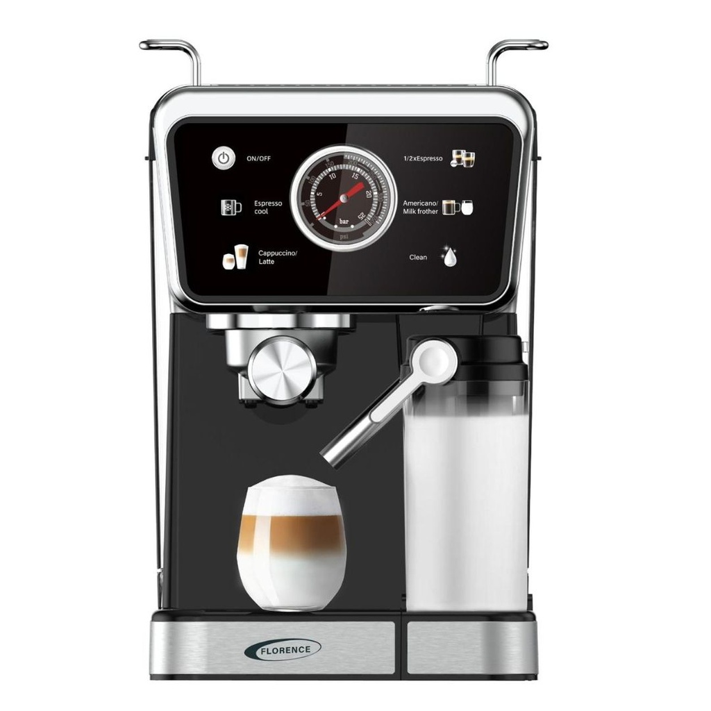 [HK457] Machine à Café 5 en 1 Florence 1350W HK457 avec Afficheur LED – Expresso & Capsules