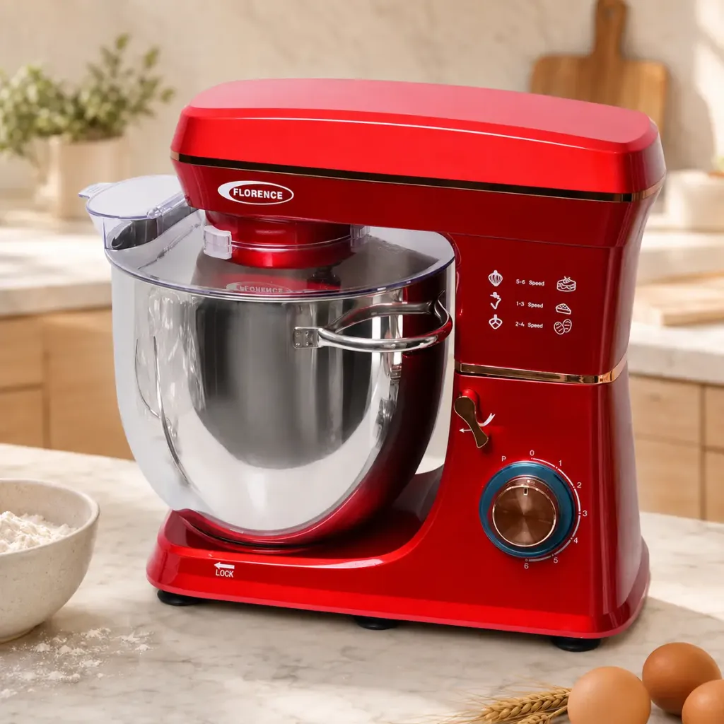 [SM-9213R] Robot Pétrin Florence 10 Litres - 2200W - Rouge