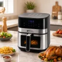 AirFryer Avec Afficheur Digital Florence 5L 1400W Argent