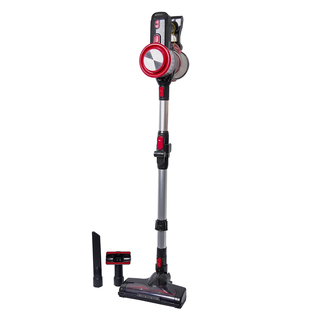 [HJC-2208R] Aspirateur Balai Sans Fil Florence 150W Rouge 