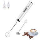Mousseur à Lait 2 en 1 Rechargeable 4W 9000RPM Blanc 
