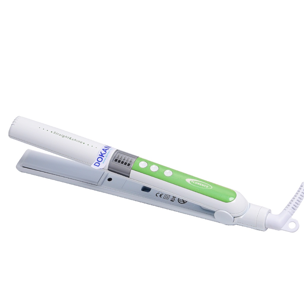 [HK450-1V] Plaque Cheuveux Florence 100W Vert 