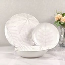 Service a Table en Porcelaine 12 Pièces Golden House Gris