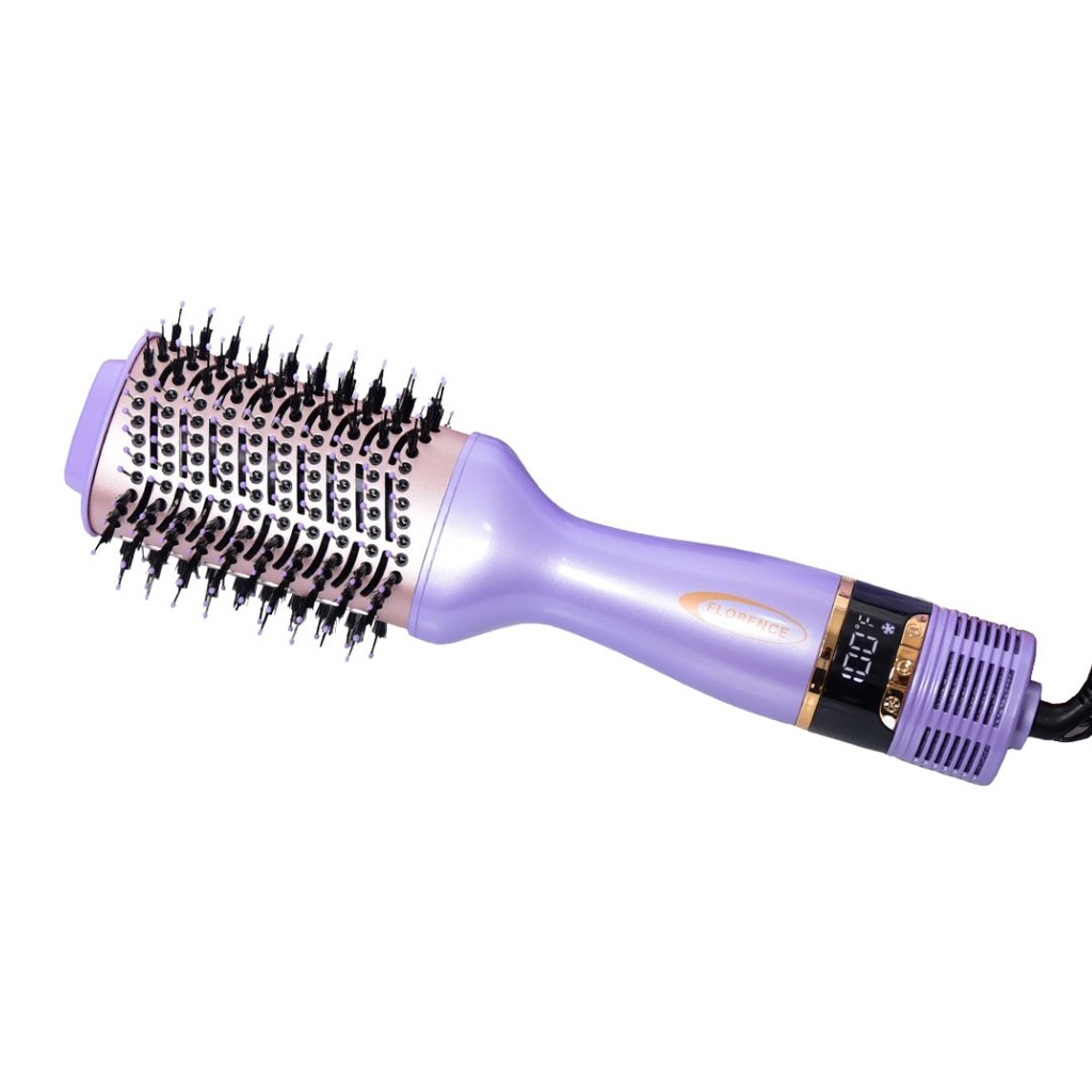 [HK449V] Brosse Coiffante Avec Afficheur Température 1000W Violet