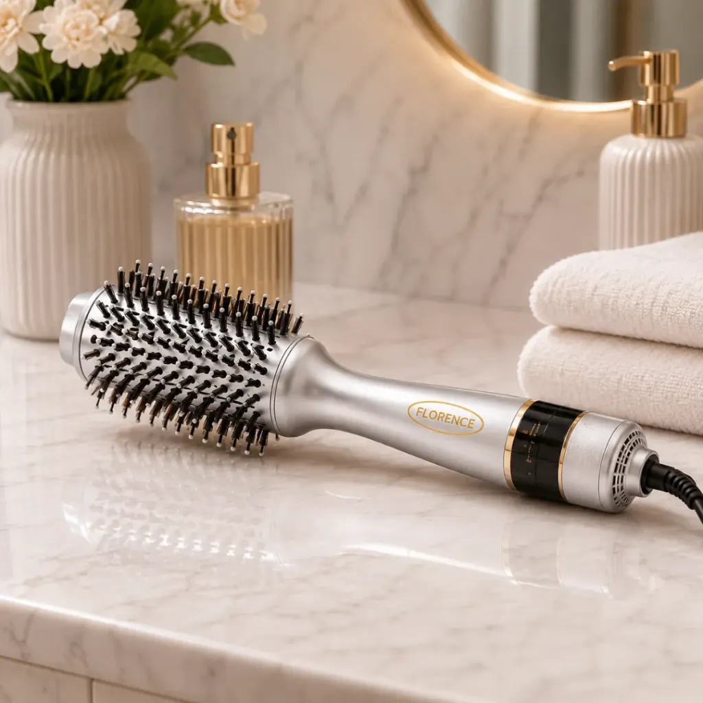 Brosse Coiffante Avec Afficheur LCD-1000W- Gold