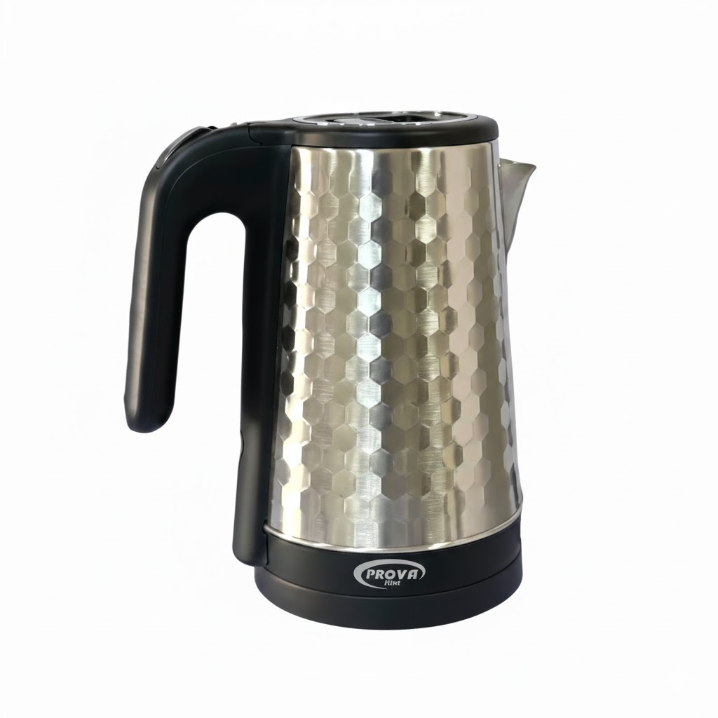 [PE-414] Bouilloire Electrique Prova 1,7 L 1500W Argent