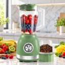 Blender avec Moulin à épices 2en1 Lexical- 500W 1,6L- Vert