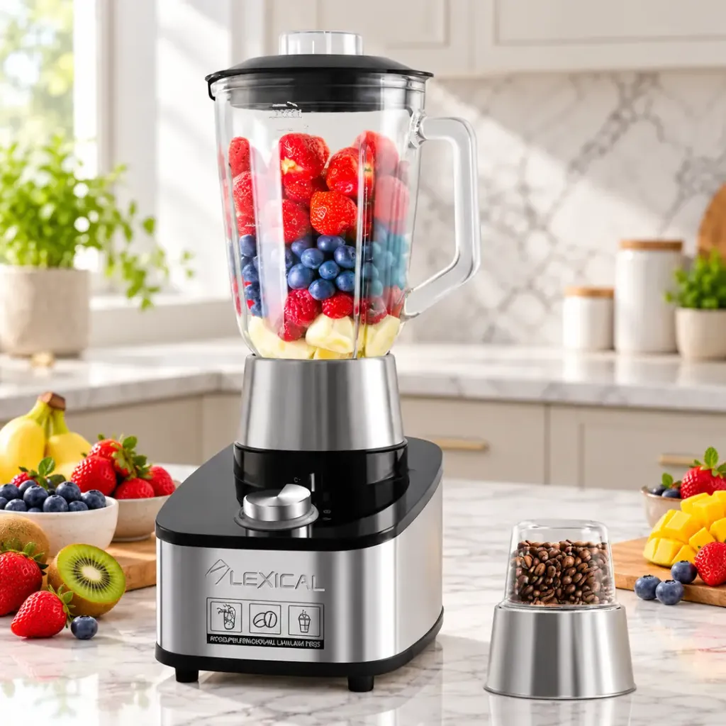 Blender avec Grinder 2en1 Lexical 600W 1,5L 