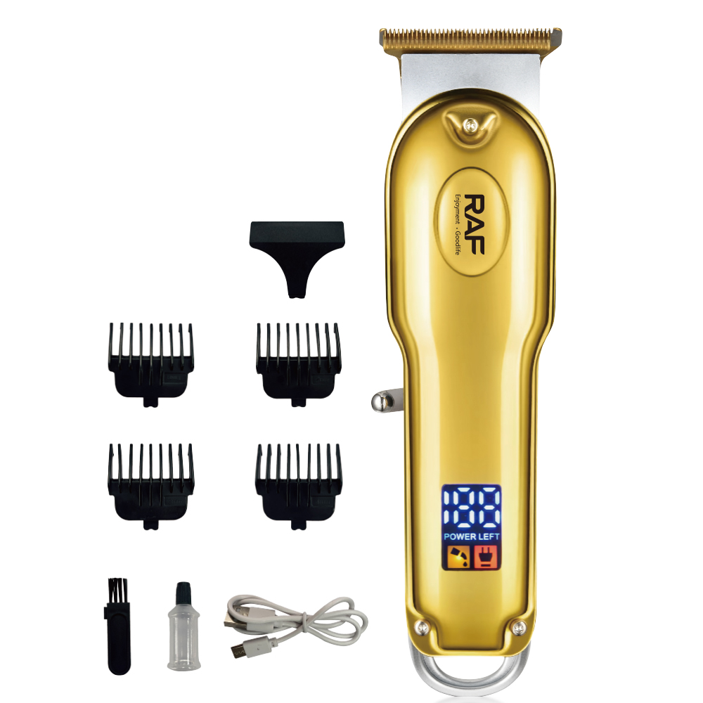 Tondeuse Cheveux Rechargable RAF - 5W - Doré