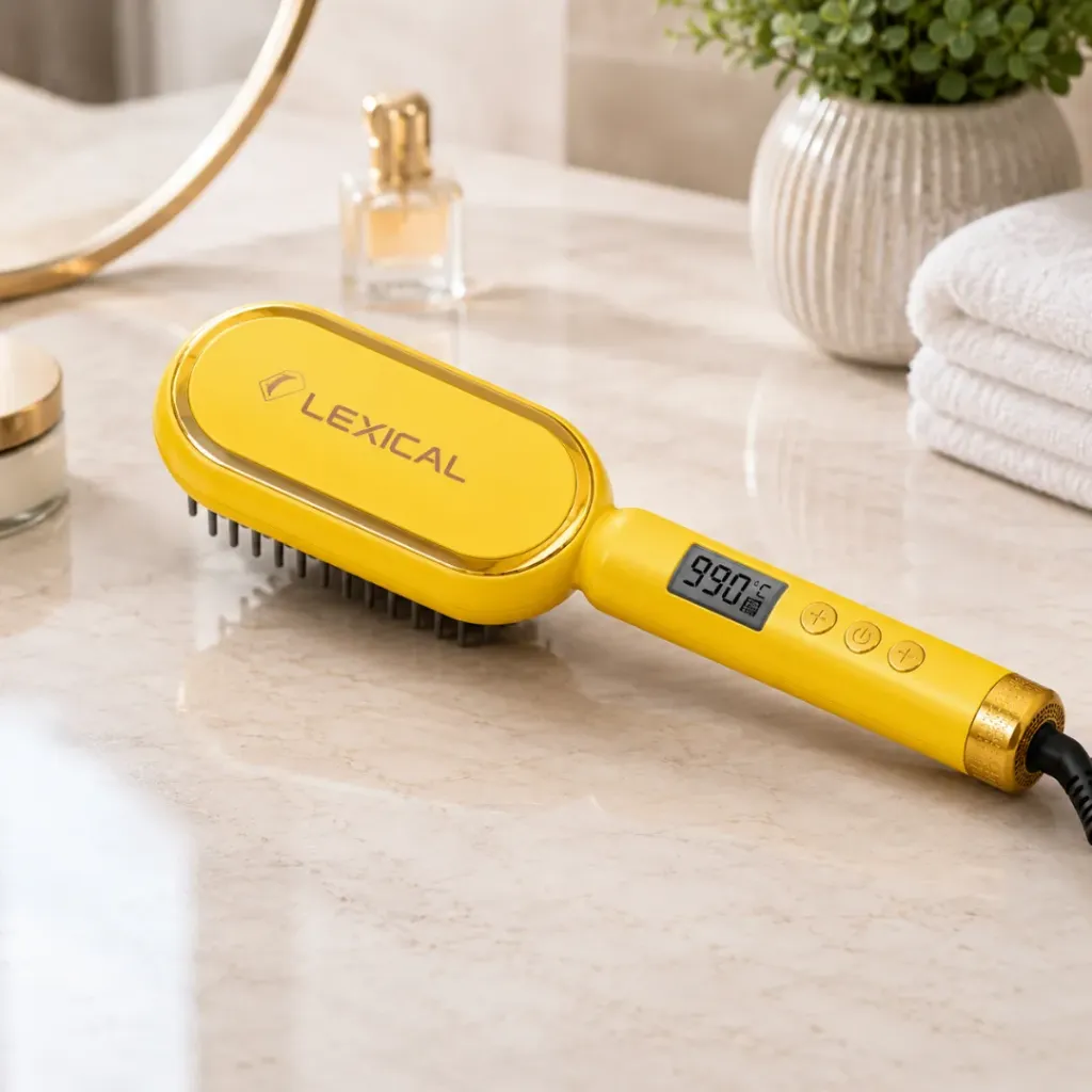 [LSB-5140J] Brosse à Air Chaud Lexical 65W - 990 °C - Jaune