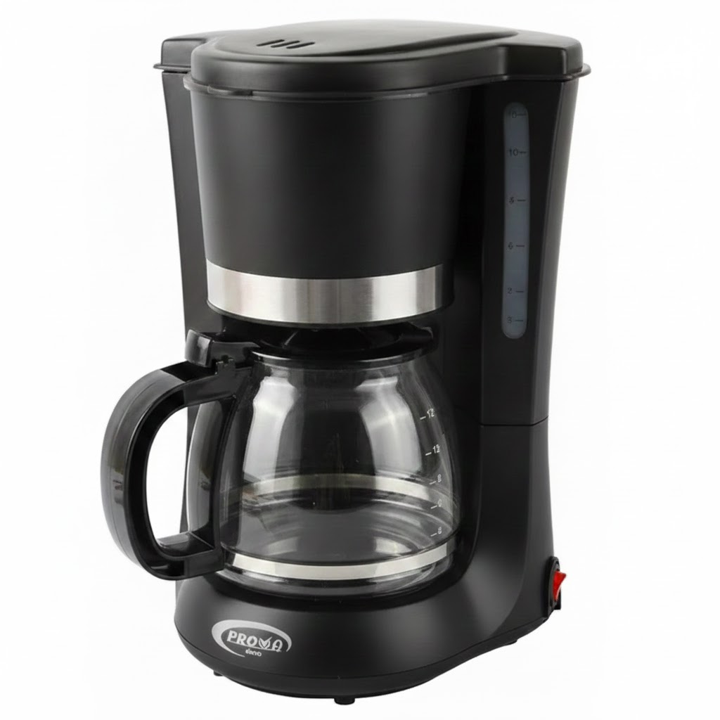 Cafetière Electrique Prova 1.2 L 900 W- Noir