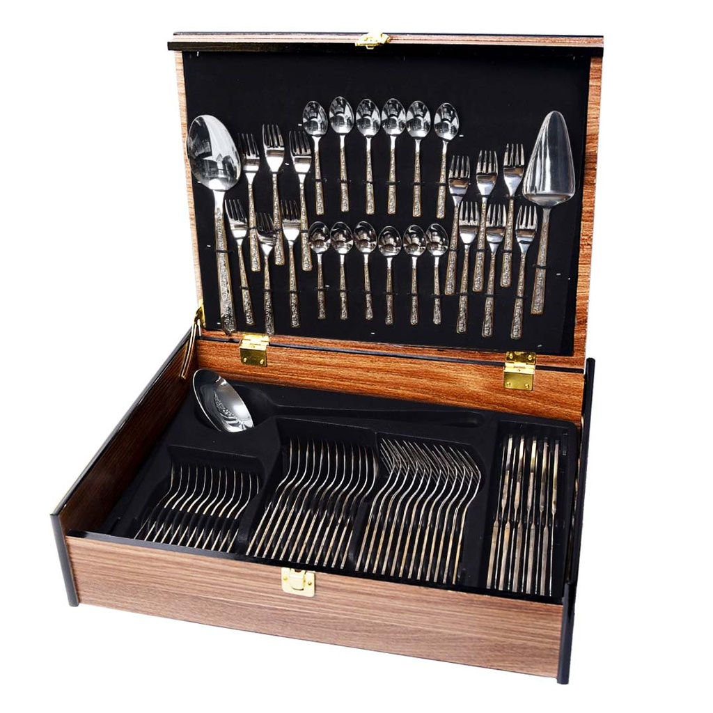 Coffret Ménagère De Cuisine 75 Pièces Golden House - Model 4