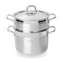 Couscoussier Inox 18/10 Vivaldi 8 Litres 24 cm