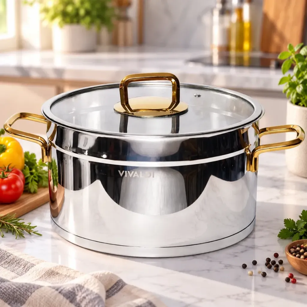 [WHM-17421] Marmite Vivaldi Rosso 28 cm Inox 18/10